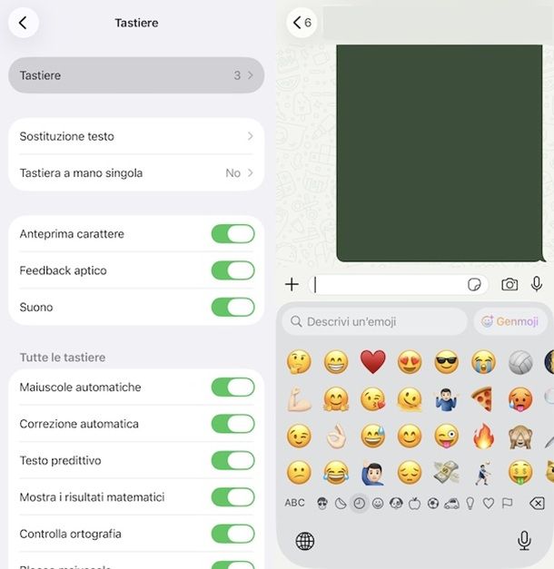 Tastiera iPhone e iPad