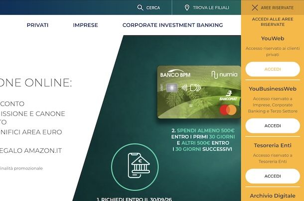 Accedere a YouWeb BPM