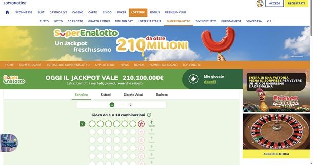 Come giocare al SuperEnalotto