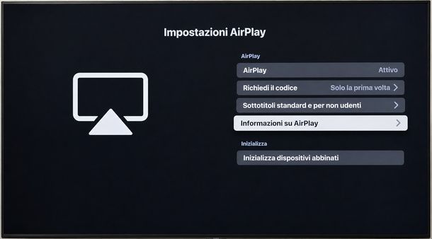 Attivare AirPlay su Smart TV Samsung