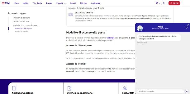 Assistenza TIM