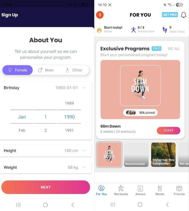 Migliori app pilates