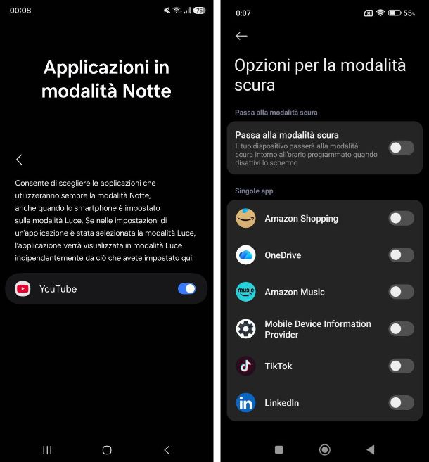 Come togliere lo sfondo nero dalle applicazioni