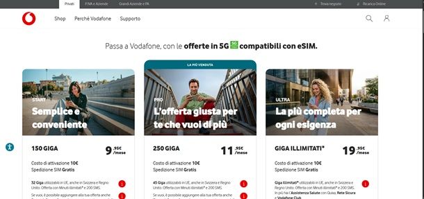 offerte vodafone mobile