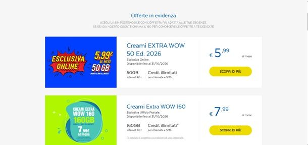 offerte postemobile