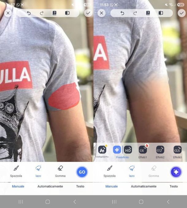 App per togliere i vestiti