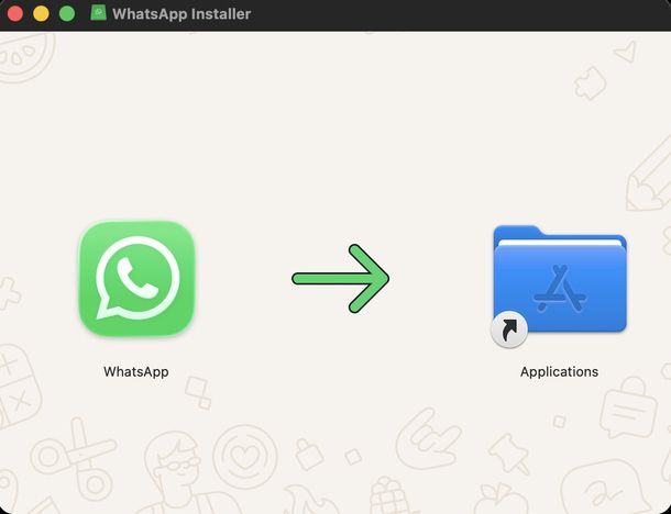 Installare WhatsApp su Mac da file dmg
