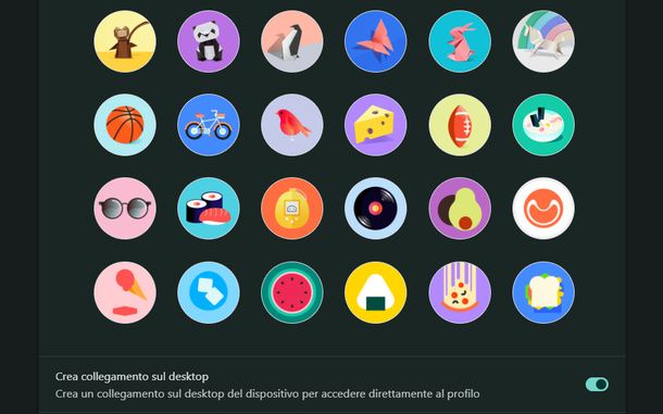 Attivare Crea collegamento sul desktop Chrome Windows