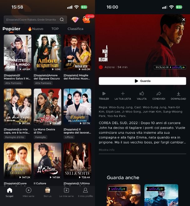 Altre app per vedere K-drama in italiano