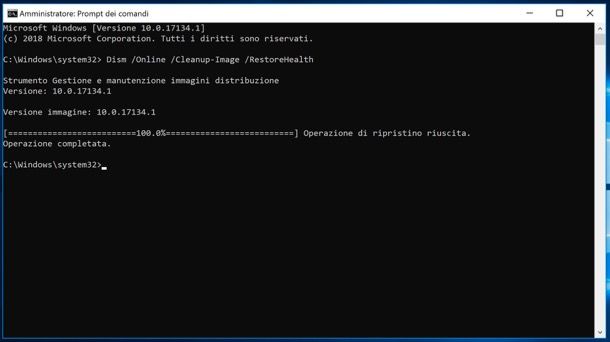 prompt dei comandi windows 10