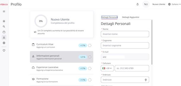 Profilo Adecco