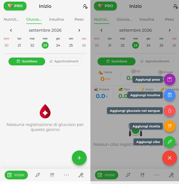 App Indice Glicemico Diabete