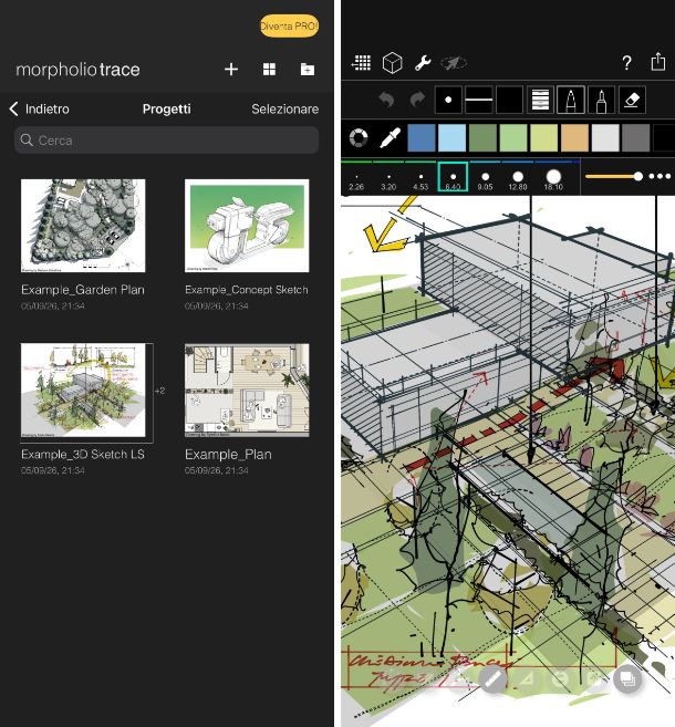Altre app per disegno tecnico iOS/iPadOS