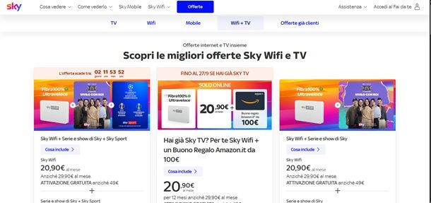 sky wifi + tv