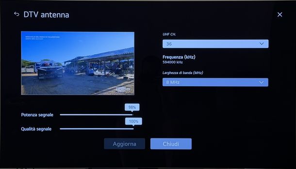 Sintonizzare manualmente digitale terrestre Smart TV LG