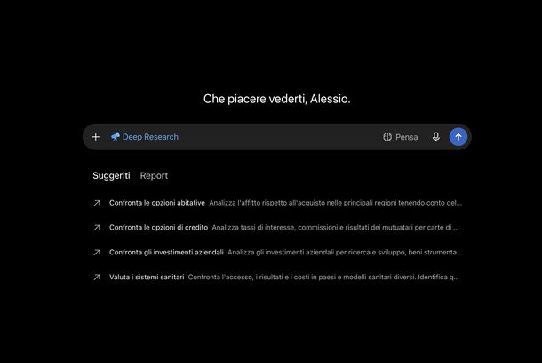 Attivare Deep Research ChatGPT PC