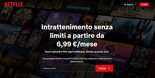 Netflix con Pubblicità