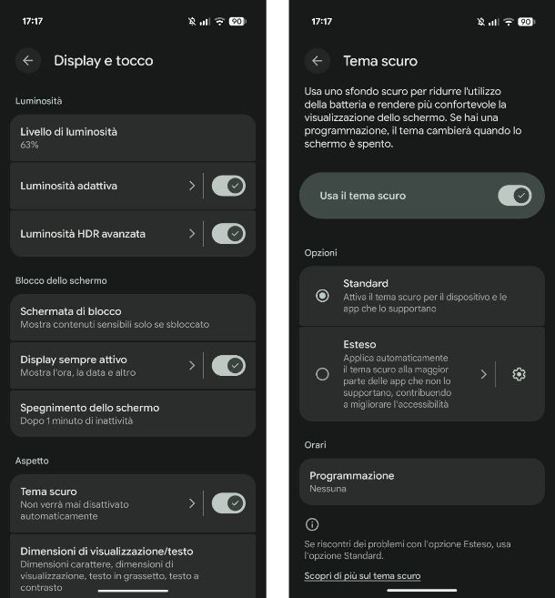 Come togliere lo sfondo nero dal cellulare Android