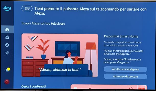 Parlare con Alexa su Smart TV