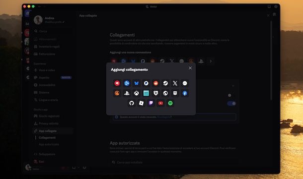 Collegare Twitch a Discord