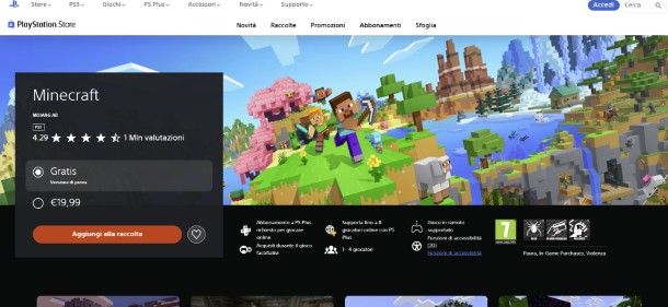 Minecraft PS5