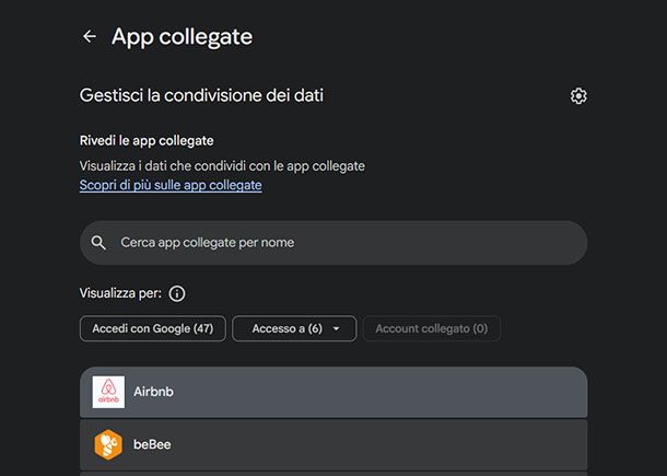 App collegate Google