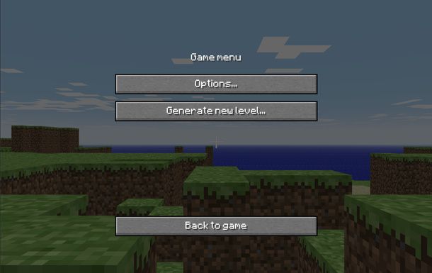 Giocare a Minecraft Classic browser