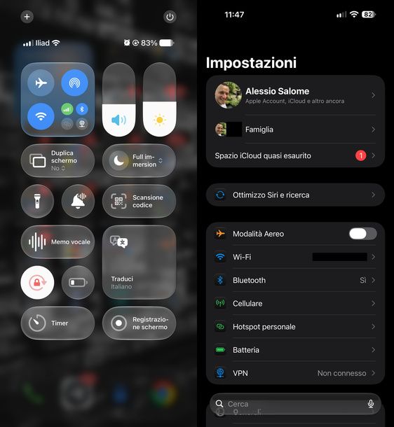 Togliere modalità aereo iPhone