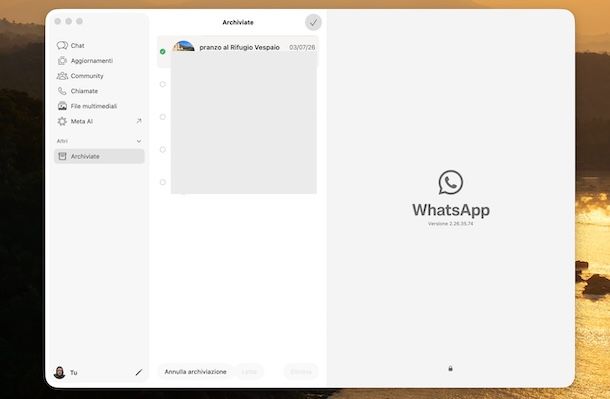 WhatsApp Mac