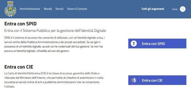 Sito Comune