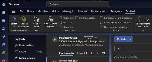 Conferma di lettura Outlook
