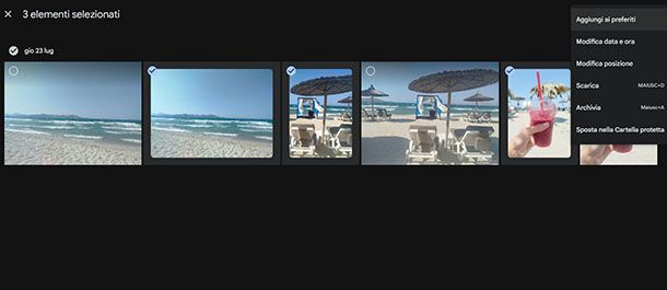 Scaricare foto da Google Foto