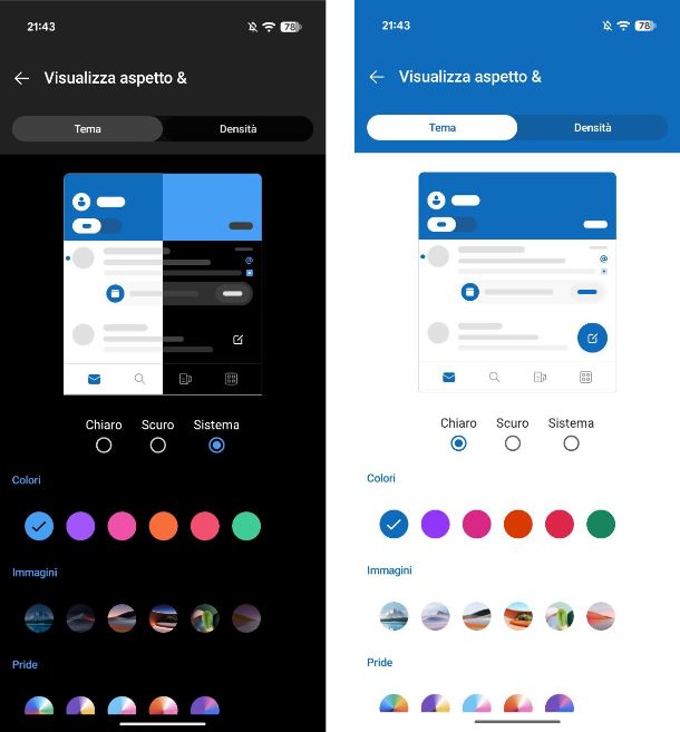 Come togliere lo sfondo nero da Outlook
