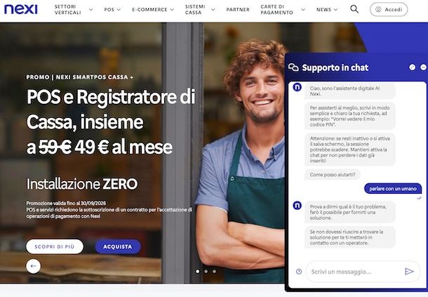 Come parlare con Nexi