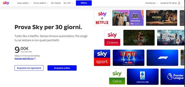 prova sky