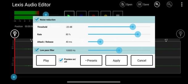 altre app per pulire audio dai rumori