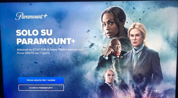 Paramount+ su Smart TV
