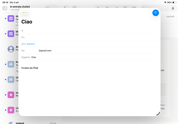 app apple mail per ipad