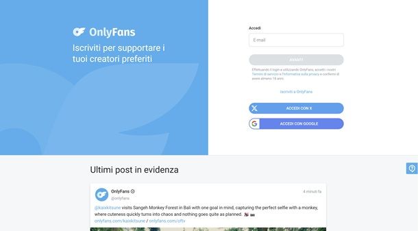 Come vendere foto su OnlyFans