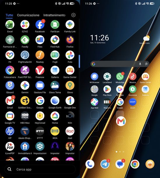 Aggiungere icona Gmail alla Home Android
