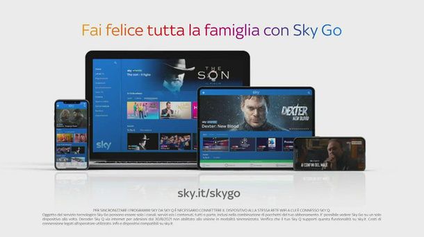 Dispositivi compatibili Sky Go
