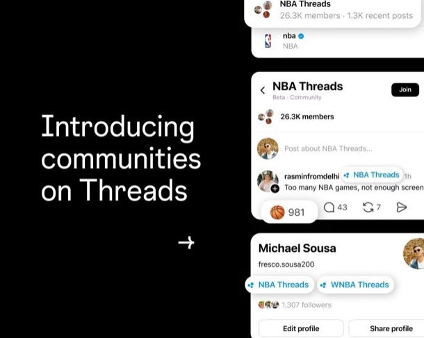 Community e Flair su Threads