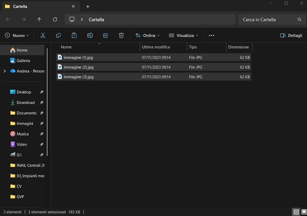 rinominare pi&ugrave; file su windows