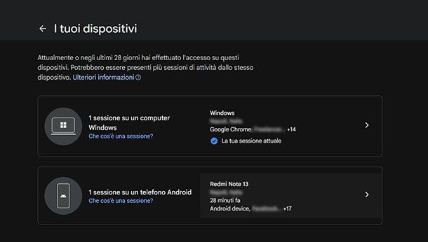 Gestisci dispositivi Google