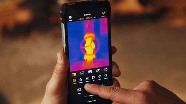 Termocamera rugged phone