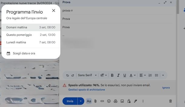 email programmata gmail
