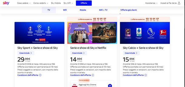 offerte sky