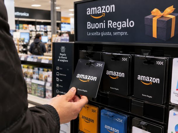 Buoni regalo Amazon in negozio
