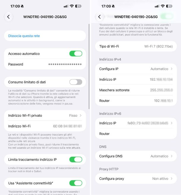Come scoprire e visualizzare qual è il proprio indirizzo IP privato iOS