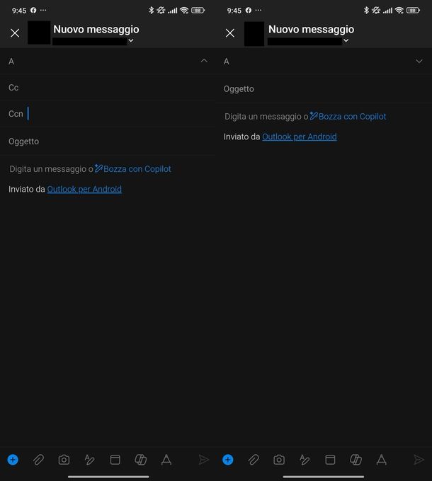 outlook per android